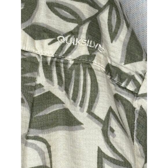 Quiksilver Waterman Collection Mens XXL Tropical Hawaiian Print Short Sleeve - Picture 3 of 7